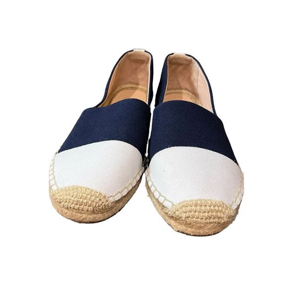 J. Crew Navy and White Espadrilles - Picture 5 of 14